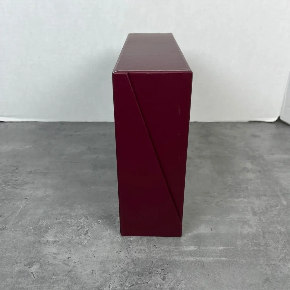 Topps‎ Sterling 2023 Baseball Card Box Burgundy Collectible Empty Display Case - Picture 3 of 11